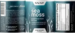 Label for Irish Sea Moss