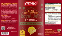 Label for High Concentration Royal Jelly Formula (Contain 2.2% Active 10-HDA)
