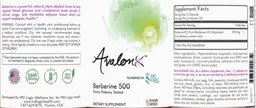 Label for Berberine 500