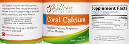 Label for Coral Calcium