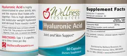 Label for Hyaluronic Acid
