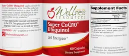 Label for Super CoQ10 Ubiquinol