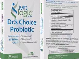 Label for Dr.'s Choice Probiotic