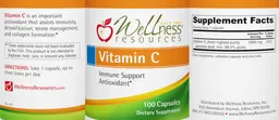 Label for Vitamin C