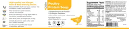 Label for Poultry Protein Soup Chicken Flavor