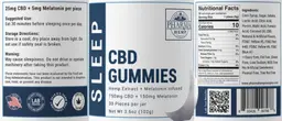 Label for Sleep CBD Gummies