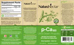 Label for p-Ca from Ultra-Green Propolis