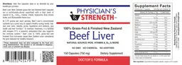 Label for Beef Liver