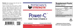 Label for Power-C Bulk Powder