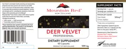 Label for Deer Velvet