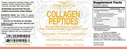Label for Collagen Peptides 505 mg