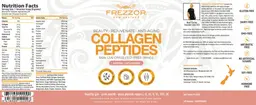 Label for Collagen Peptides Natural Unflavored