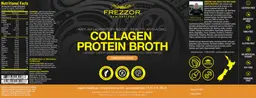 Label for Collagen Protein Broth Curcumin Chili