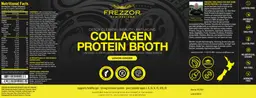 Label for Collagen Protein Broth Lemon Ginger