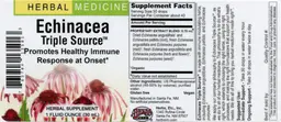 Label for Echinacea Triple Source