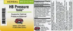 Label for HB Pressure Tonic