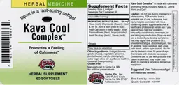 Label for Kava Cool Complex