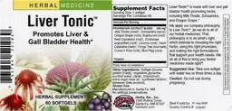Label for Liver Tonic