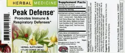Label for Peak Defense