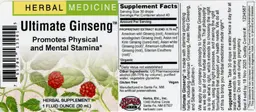Label for Ultimate Ginseng