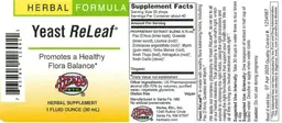 Label for Yeast ReLeaf