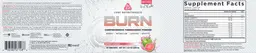 Label for BURN Apple Guava