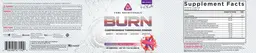 Label for BURN Australian Raspberry Chews