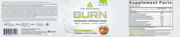 Label for BURN Sour Candy