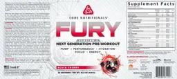 Label for FURY Black Cherry
