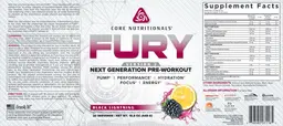 Label for FURY Black Lightning
