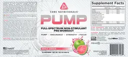 Label for PUMP Apple Guava