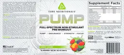 Label for PUMP Sour Candy
