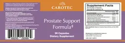 Label for Prostate Support Formula
