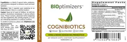 Label for CogniBiotics