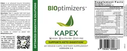 Label for kApex