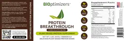 Label for Protein Breakthrough Chocolate Bliss