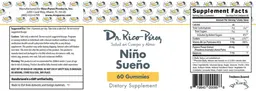 Label for Nino Sueno