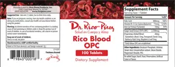 Label for Rico Blood OPC