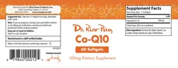 Label for Co-Q10 100 mg