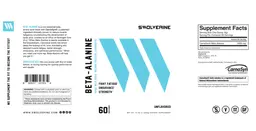 Label for Beta-Alanine Unflavored