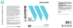 Label for L-Glutamine Unflavored