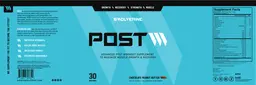 Label for PostW Chocolate Peanut Butter