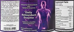 Label for Daily Antioxidant Enzyme