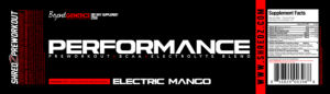 Performance Preworkout Electric Mango