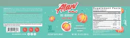 Label for Pre-Workout Juicy Peach
