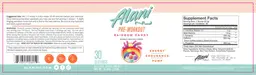 Label for Pre-Workout Rainbow Candy