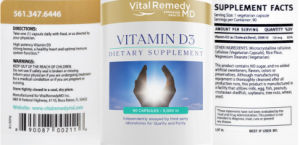 Vitamin D3 5,000 IU