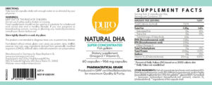 Natural DHA 996 mg