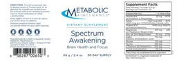 Label for Spectrum Awakening