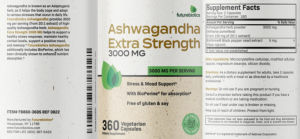 Ashwagandha Extra Strength 3000 mg